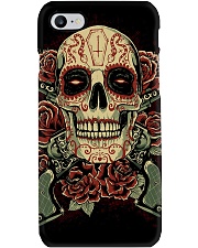 Sugar skull with guns Phone Case i-phone-8-case