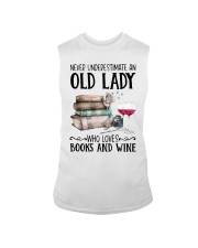 An old lady who loves books and wine Sleeveless Tee tile