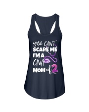 CNA and Mom of 2 Proud Nurse Mom Tee and Mug Ladies Flowy Tank front