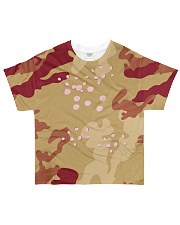 Brown Camo Face Mask Case Sneakers All-over T-Shirt thumbnail