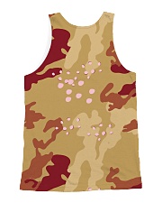 Brown Camo Face Mask Case Sneakers All-over Unisex Tank back