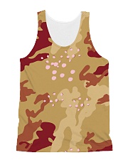 Brown Camo Face Mask Case Sneakers All-over Unisex Tank thumbnail