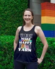 You Can't Make Everyone Happy Like Yarn Knitters Ladies Flowy Tank lifestyle-bellaflowy-tank-front-2