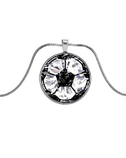 Soccer diamond Metallic Circle Necklace thumbnail