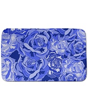 Beautiful blue roses Bath Mat - 34” x 21” thumbnail