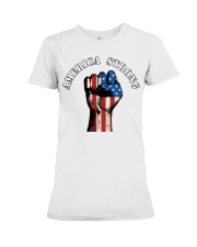 America Strong Premium Fit Ladies Tee thumbnail