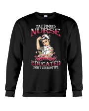 Tatooed nurse091720-D-719-v2 Crewneck Sweatshirt tile