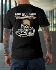 Truck Driver - God Said Classic T-Shirt lifestyle-mens-crewneck-back-3