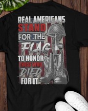 Real Americans Stand For The Flag Classic T-Shirt apparel-classic-tshirt-lifestyle-back-161