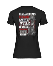Real Americans Stand For The Flag Premium Fit Ladies Tee tile