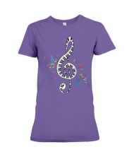 Musical Note Premium Fit Ladies Tee tile