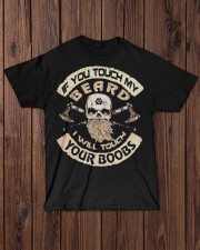 If You Touch My Beard Classic T-Shirt apparel-classic-tshirt-lifestyle-front-156