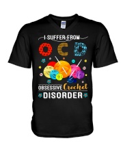 OCD Crochet V-Neck T-Shirt tile