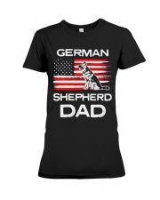 German Shepherd Dad Premium Fit Ladies Tee tile