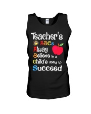 Teacher's Alway Believe Child's Succeed Unisex Tank tile