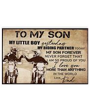 To My Son My Little Boy 17x11 Poster front
