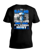 I'm A Sailor It's Gonna Hurt V-Neck T-Shirt tile