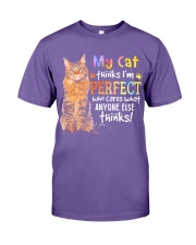 My Cat Thinks I'm Perfect Premium Fit Mens Tee tile