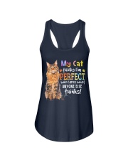 My Cat Thinks I'm Perfect Ladies Flowy Tank tile