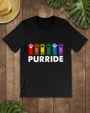 Purride Rainbow Paw LGBT Classic T-Shirt lifestyle-mens-crewneck-front-18