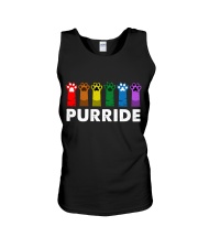 Purride Rainbow Paw LGBT Unisex Tank tile