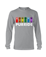 Purride Rainbow Paw LGBT Long Sleeve Tee tile