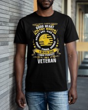 Good Heart Filthy Mouth Veteran Classic T-Shirt apparel-classic-tshirt-lifestyle-front-40