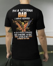 I'm A Veteran Dad Classic T-Shirt apparel-classic-tshirt-lifestyle-back-104