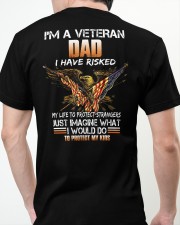 I'm A Veteran Dad Classic T-Shirt apparel-classic-tshirt-lifestyle-back-63