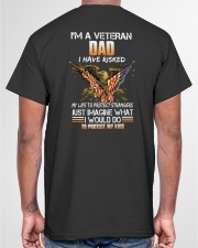 I'm A Veteran Dad Classic T-Shirt garment-tshirt-unisex-back-04