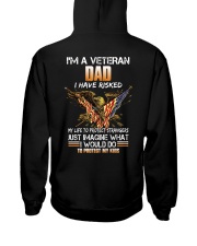 I'm A Veteran Dad Hooded Sweatshirt tile