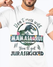 Don't mess with Mamasaurus Classic T-Shirt apparel-classic-tshirt-lifestyle-front-92