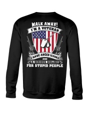 Walk Away I'm A Veteran Crewneck Sweatshirt tile