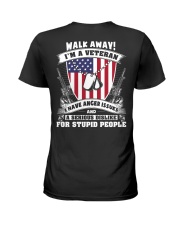 Walk Away I'm A Veteran Ladies T-Shirt tile
