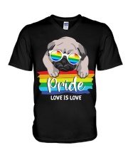 Pride Love Is Love V-Neck T-Shirt tile