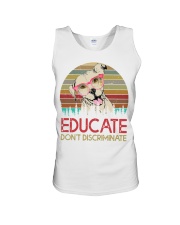 Educate Don't Discriminate Unisex Tank tile
