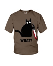 Murderous Cat With Knife Youth T-Shirt tile