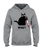 Murderous Cat With Knife Hooded Sweatshirt tile