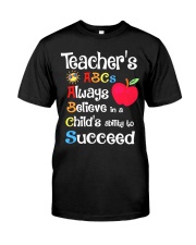 Teacher's ABCs Classic T-Shirt front