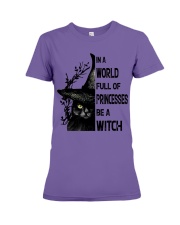 Cat Witch Premium Fit Ladies Tee tile