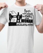 Woman Sewing Classic T-Shirt apparel-classic-tshirt-lifestyle-front-62