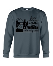 Woman Sewing Crewneck Sweatshirt tile