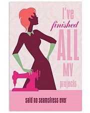 I've Finished All My Projects 11x17 Poster front