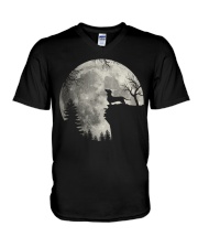 S02 0901 DASHUND V-Neck T-Shirt thumbnail
