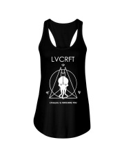 LVCRFT CTHULHU IS WATCHING YOU Ladies Flowy Tank tile