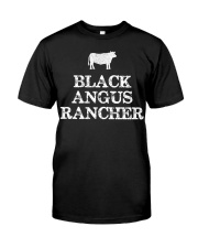 Black Angus Rancher Shirt Cattle Premium Fit Mens Tee thumbnail