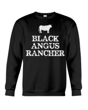 Black Angus Rancher Shirt Cattle Crewneck Sweatshirt thumbnail