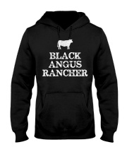 Black Angus Rancher Shirt Cattle Hooded Sweatshirt thumbnail