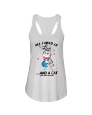 All I Need Is Love And A Cat Ladies Flowy Tank tile