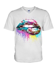 Lip KC V-Neck T-Shirt tile